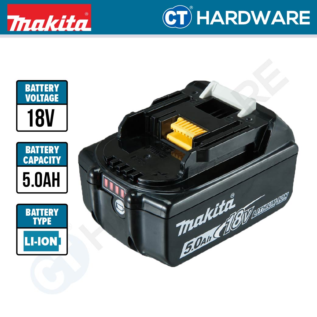 Makita MKP1RT181 Makpac Power Source Kit 18V (Include 1x 5.0 Ah Battery & 1x Charger) [197801-6]