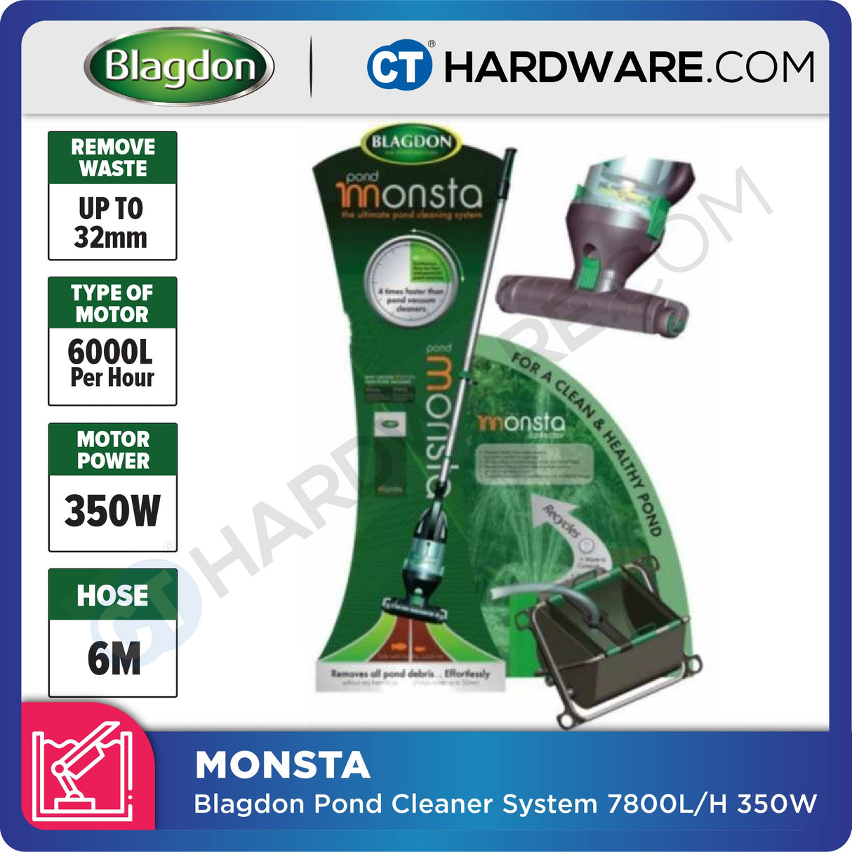 BLAGDON MONSTA Pond Vacuum Cleaning System