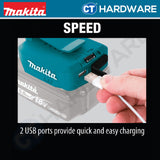 Makita ADP05 Adapter For USB 18V come with 2Port