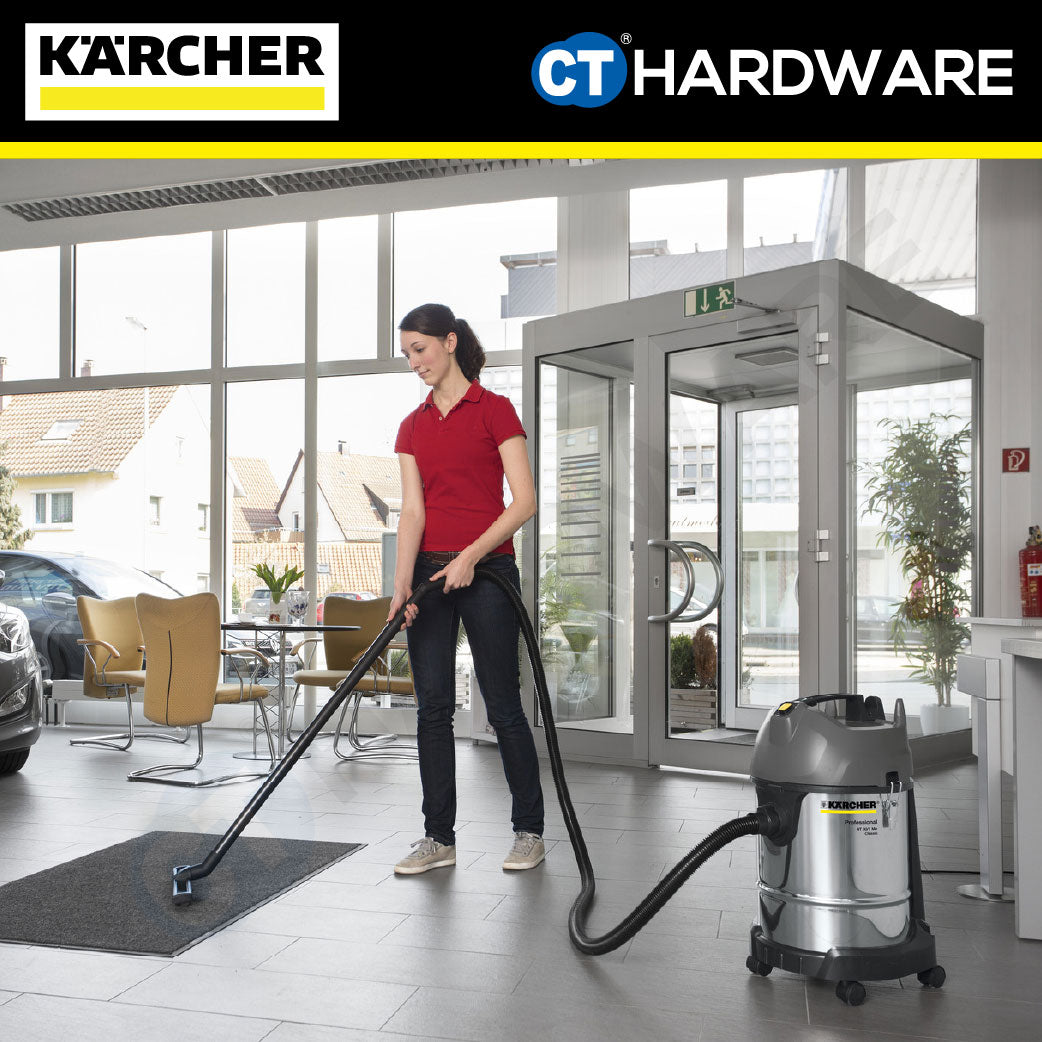 Karcher NT 30/1 ME CLASSIC Wet & Dry Vacuum Cleaner Stainless Steel 1300W 28l [NT301MECLASSIC | 14285690]
