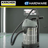 Karcher NT 30/1 ME CLASSIC Wet & Dry Vacuum Cleaner Stainless Steel 1300W 28l [NT301MECLASSIC | 14285690]