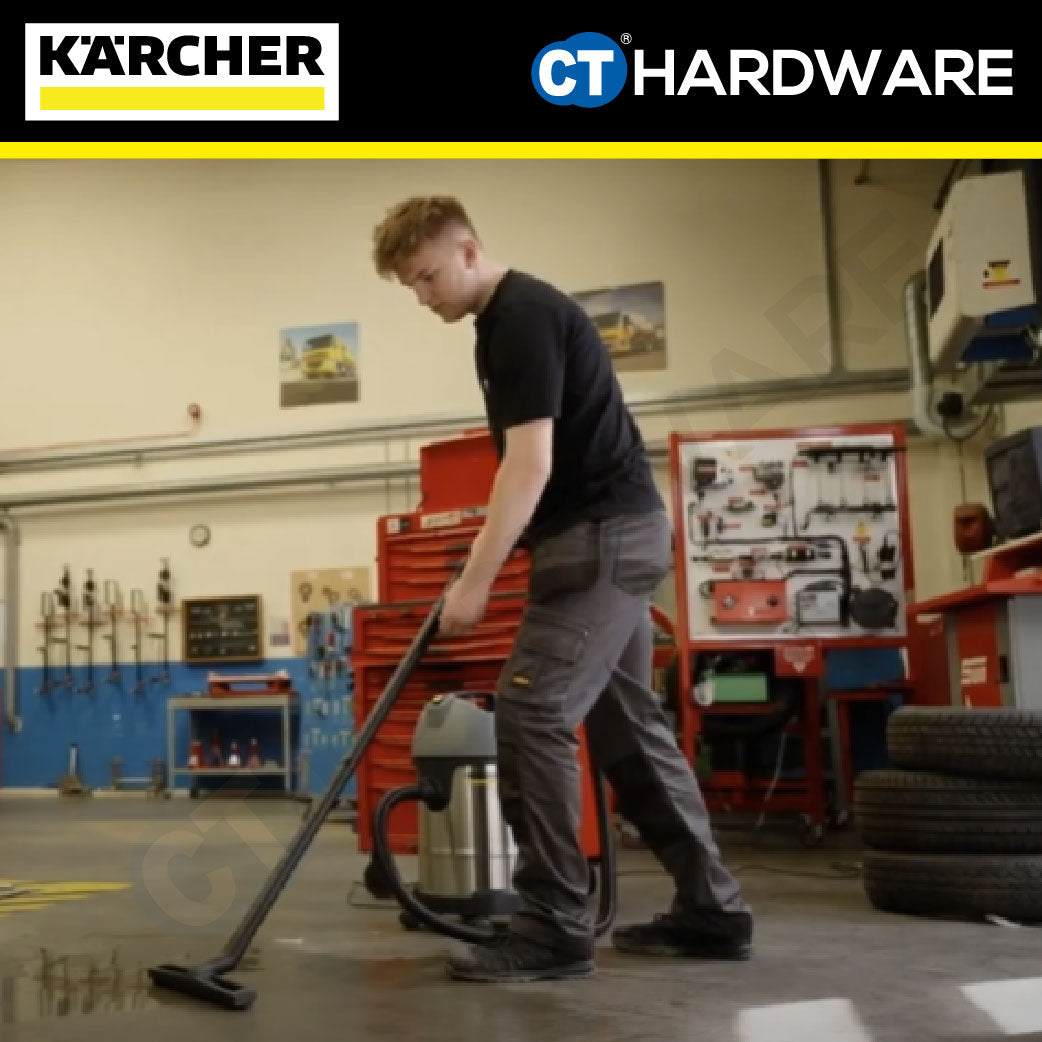 Karcher NT 30/1 ME CLASSIC Wet & Dry Vacuum Cleaner Stainless Steel 1300W 28l [NT301MECLASSIC | 14285690]