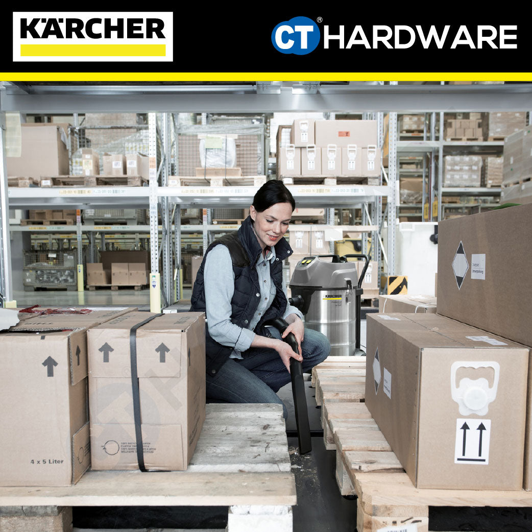 Karcher NT 70/2 ME CLASSIC Wet & Dry Vacuum Cleaner Stainless Steel 2300W 70l [NT702MECLASSIC | 16672250]