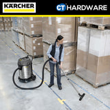 Karcher NT 70/2 ME CLASSIC Wet & Dry Vacuum Cleaner Stainless Steel 2300W 70l [NT702MECLASSIC | 16672250]