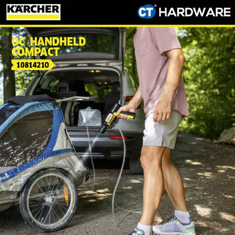 Kärcher OC HANDHELD COMPACT Portable Cleaner | Handheld Pressure Washer for Car & Home 7.2V | max.15 | 150l/h