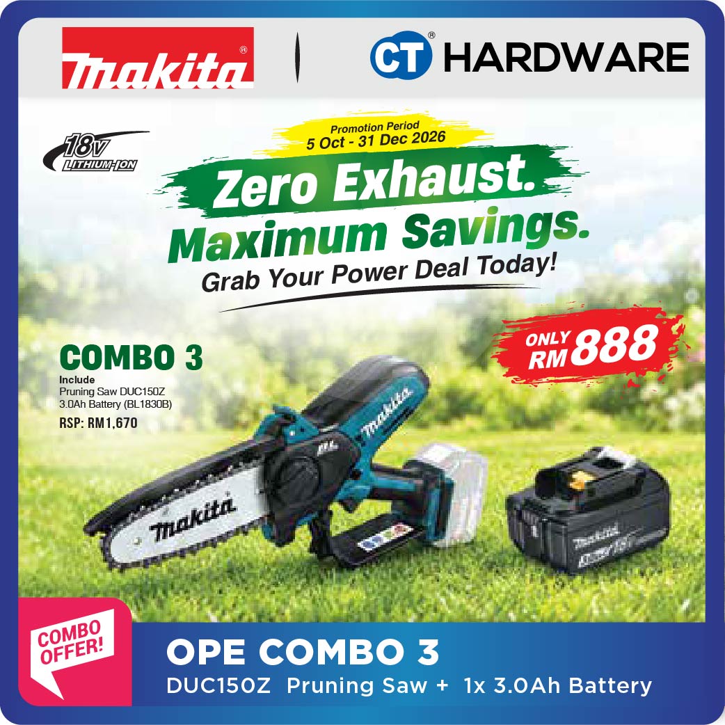 Makita LXT 18V Cordless Gardening Promotion DUB184Z + DUC150Z