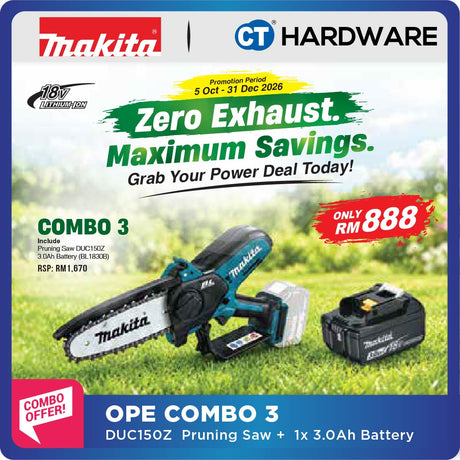 Makita LXT 18V Cordless Gardening Promotion DUB184Z + DUC150Z