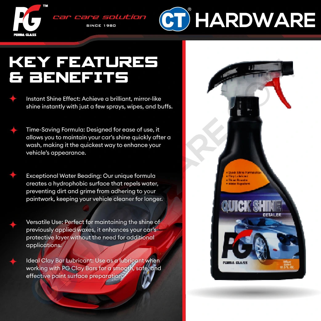 PG Perma Glass PG7882212 Quick Shine Detailer 500ml [ 9556817882212 ]