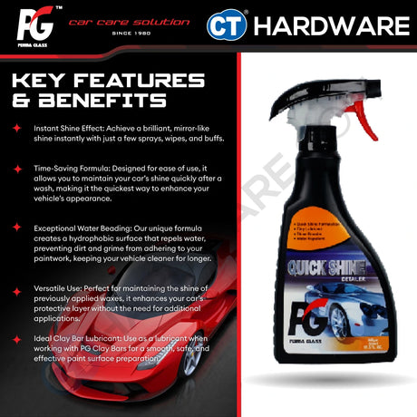 PG Perma Glass PG7882212 Quick Shine Detailer 500ml [ 9556817882212 ]