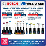 Bosch PRO Precision Screwdriver Set Series, 1600A039PL (6PCS), 1600A039PM (6PCS), 1600A039PN (14PCS)