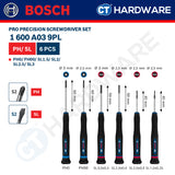 Bosch PRO Precision Screwdriver Set Series, 1600A039PL (6PCS), 1600A039PM (6PCS), 1600A039PN (14PCS)