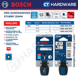 Bosch PRO Stubby Screwdriver Phillips 25mm