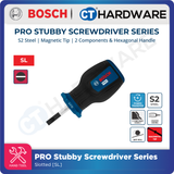 Bosch PRO Stubby Screwdriver Slotted 25mm