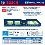 Bosch PRO Level Series, PRO Billet Torpedo Level, PRO Level, PRO Box Level, Box Level, Bosch Hand Tool
