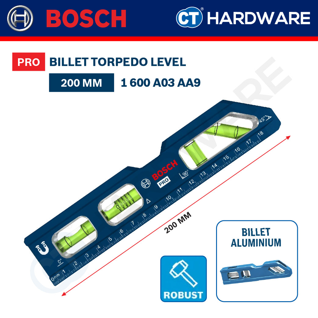 Bosch PRO Level Series, PRO Billet Torpedo Level, PRO Level, PRO Box Level, Box Level, Bosch Hand Tool