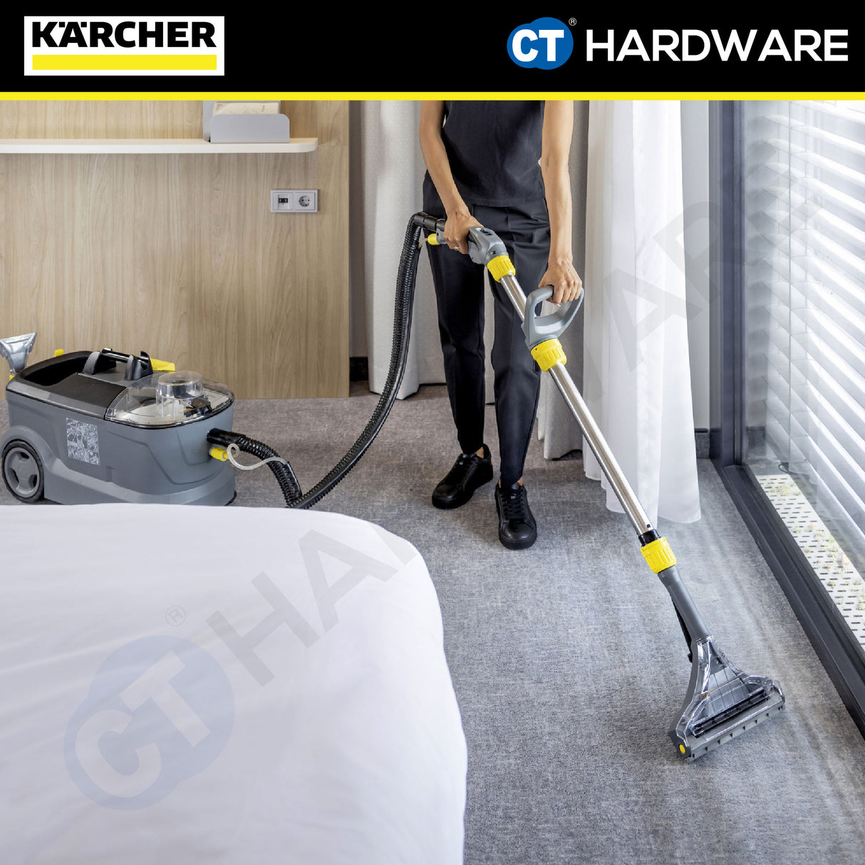 Karcher PUZZI 10/1 Professional Spray Extraction Cleaner 1250W 20-25 m²/h [PUZZI101 | 11001300]