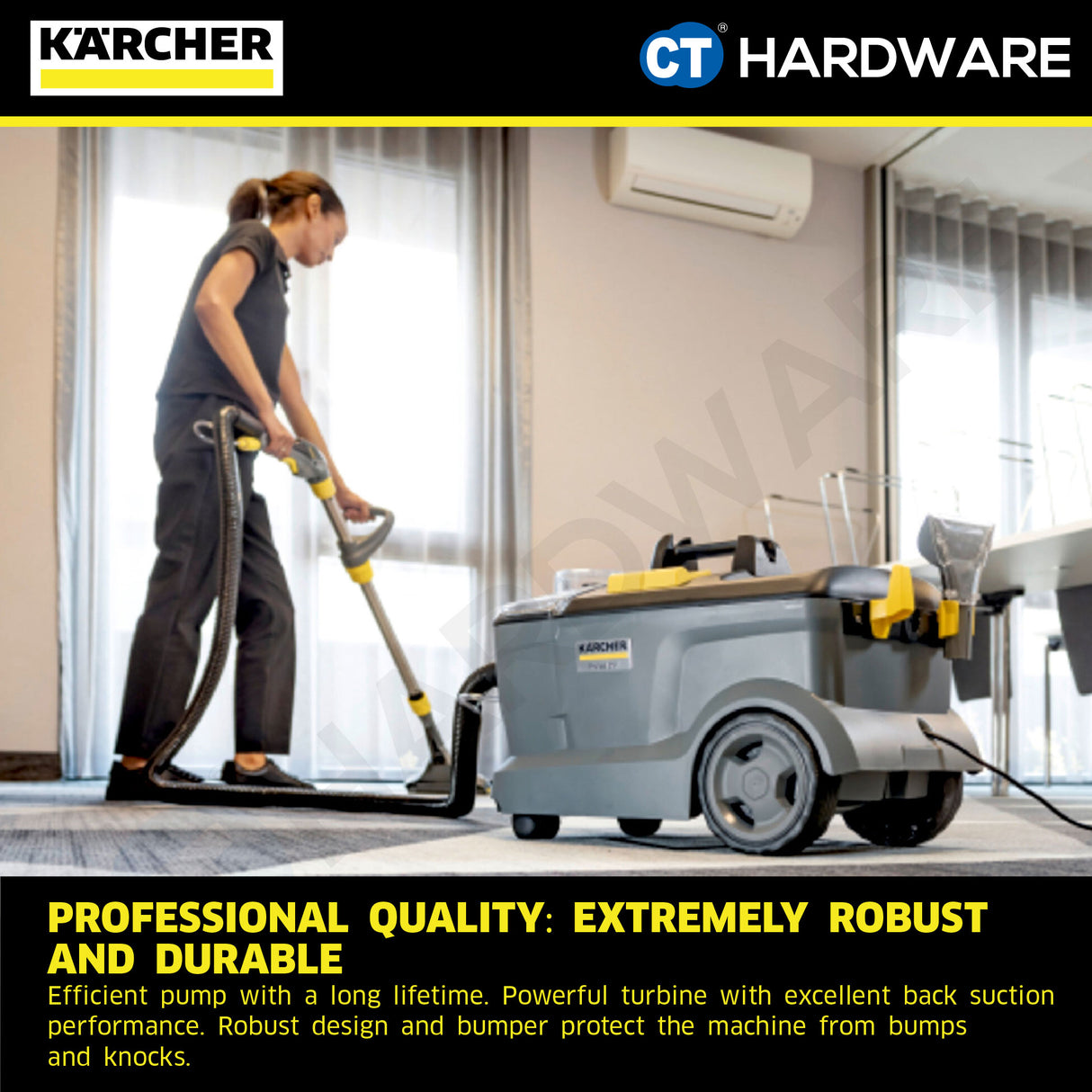 Karcher PUZZI 10/1 Professional Spray Extraction Cleaner 1250W 20-25 m²/h [PUZZI101 | 11001300]