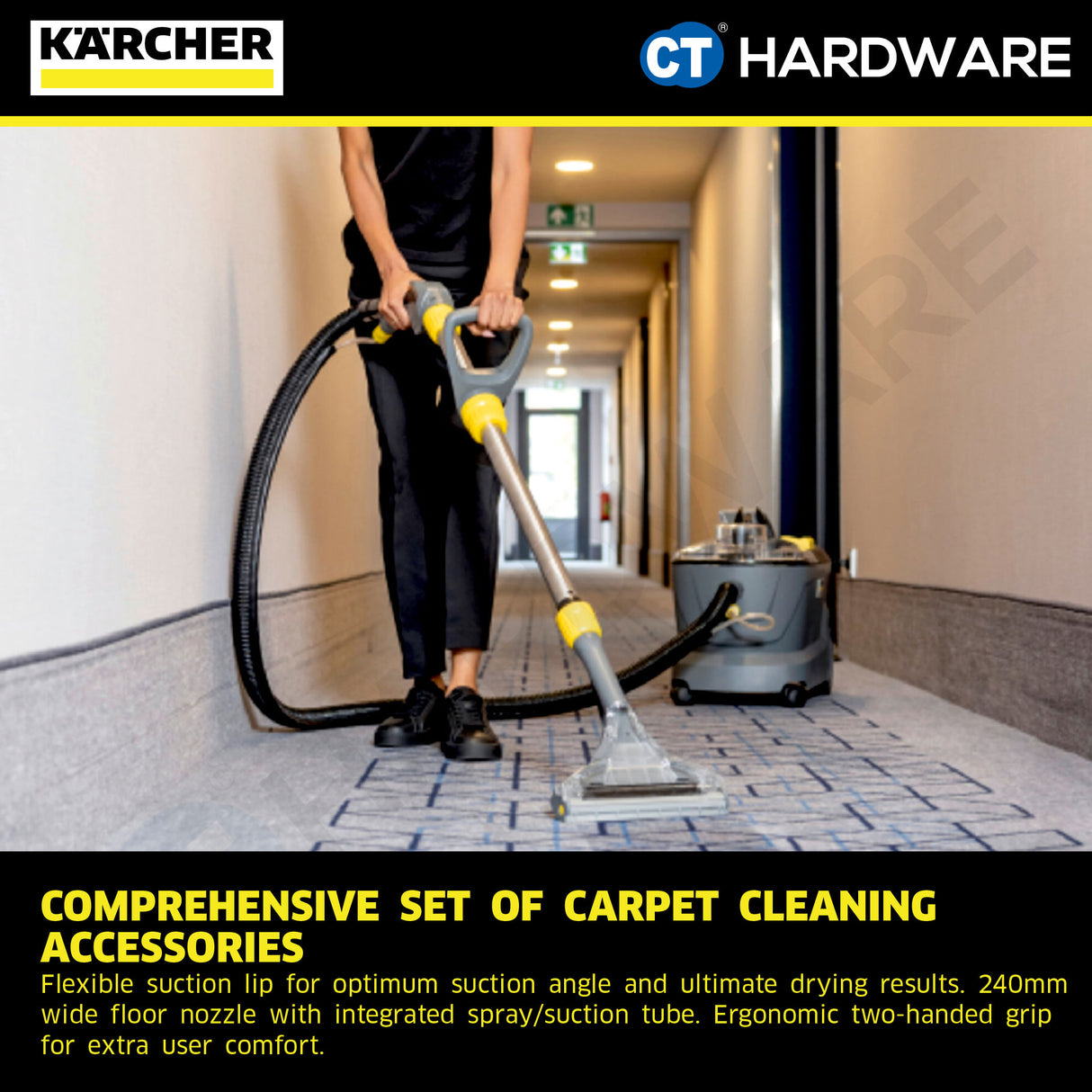 Karcher PUZZI 10/1 Professional Spray Extraction Cleaner 1250W 20-25 m²/h [PUZZI101 | 11001300]