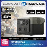 EcoFlow RIVER 2 Max Portable Power Station (512Wh | 500W Output)