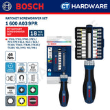 Bosch Ratchet Screwdriver Set, 1600A039PW (6PCS), 1600A039PK (12PCS), 1600A039PR (18PCS), 1600A039PX PRO Magnetizer, Bosch Hand Tool