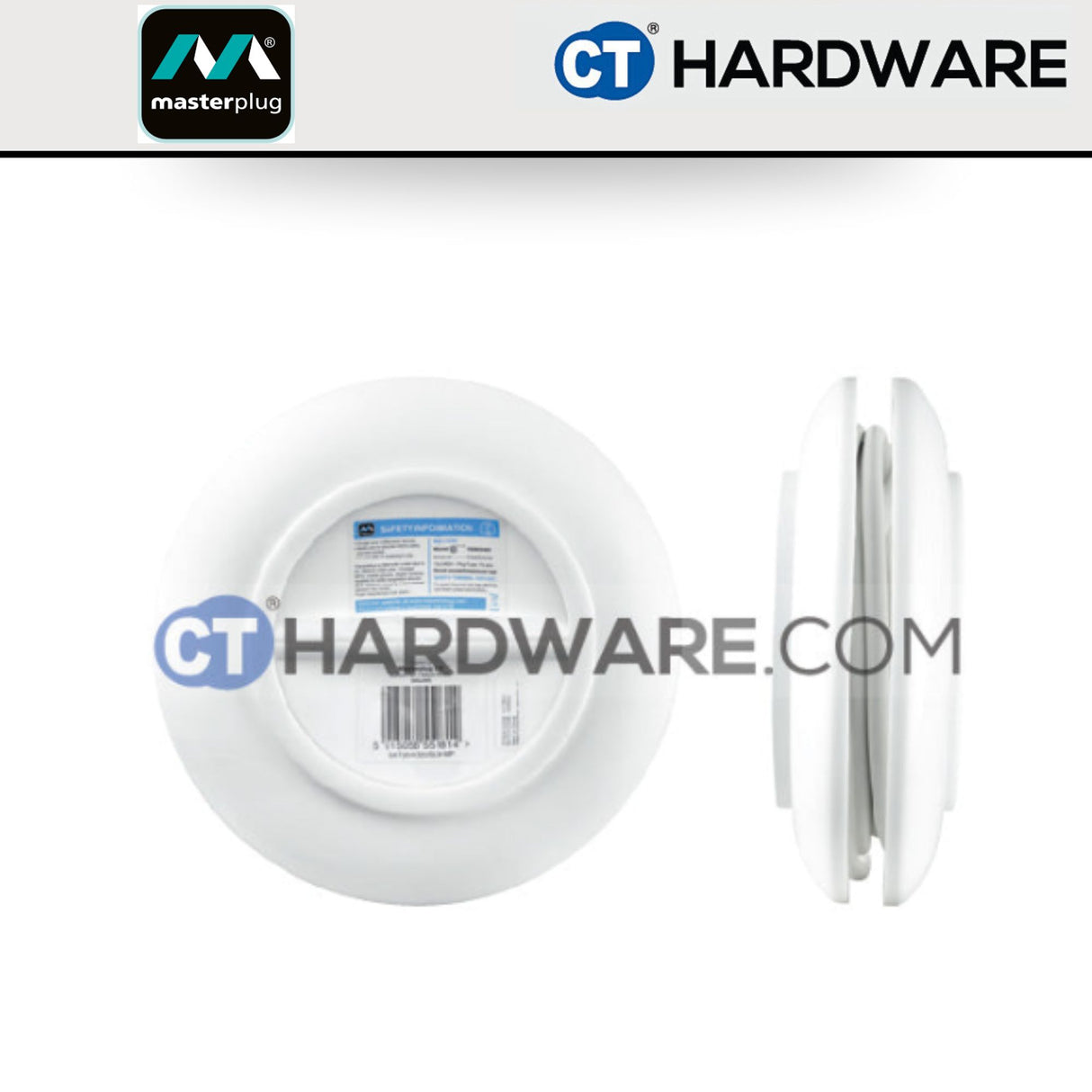 Masterplug Medium Cassette Reel | 4-Socket 13A with 4M Green Wire