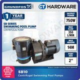 Grundfos SB10 Swimming Pool WAVE Pump 1HP