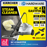 Karcher SC4 EASYFIX Steam Cleaner 2000W 3.5 Bar [SC4EASYFIX | 15126300]