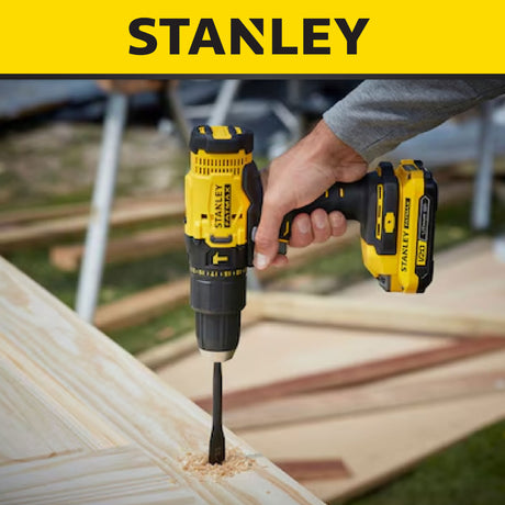 STANLEY SCD711D2K CORDLESS HAMMER DRILL 20V | 50Nm | 25500 BPM | 13MM COME WITH 2x 2.0AH BATTERY & 1x CHARGER