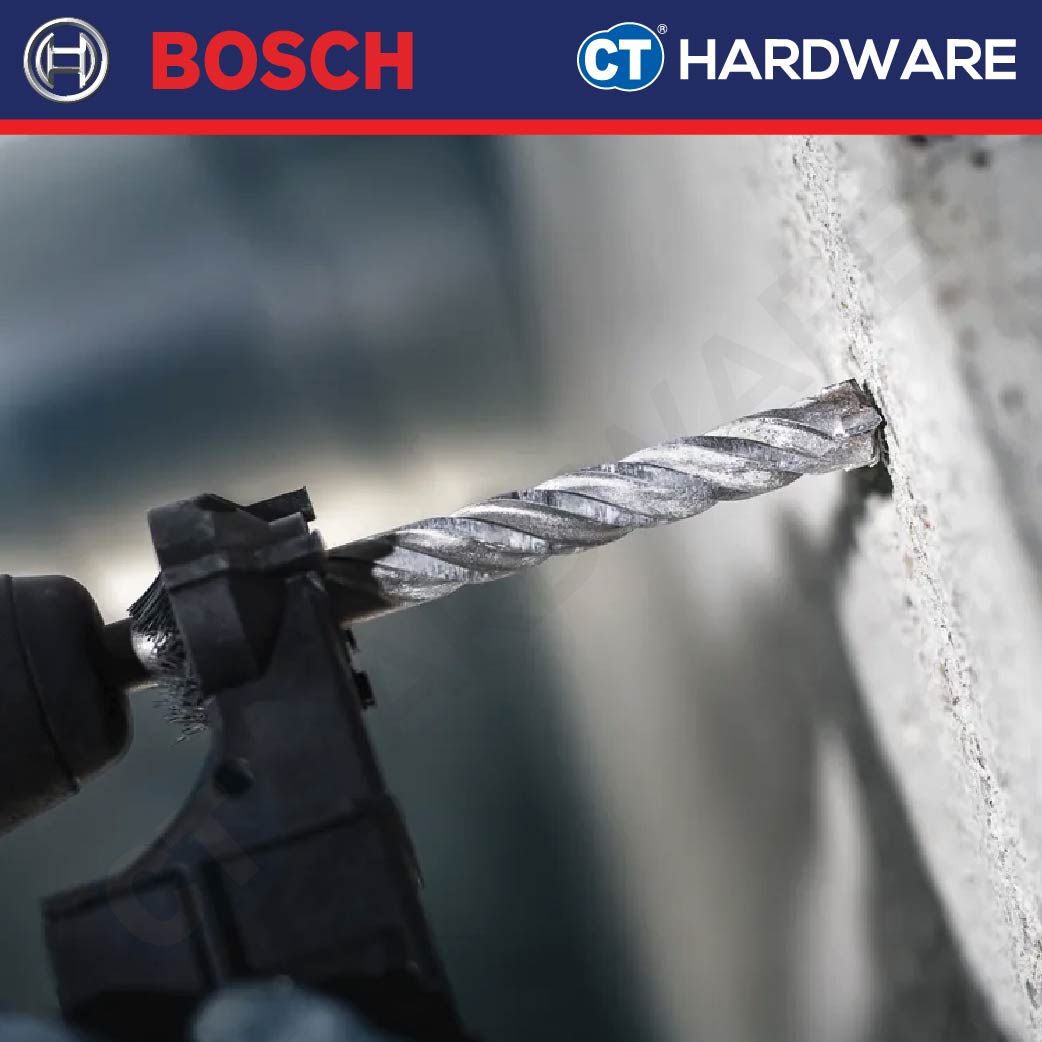 BOSCH PRO SDS Plus-5X Hammer Drill Bit Size 5mm to 13mm for Rotary Hammer Accessories 4 Flutes Concrete Drill Bit - 1PC