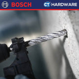 BOSCH PRO SDS Plus-5X Hammer Drill Bit Size 5mm to 13mm for Rotary Hammer Accessories 4 Flutes Concrete Drill Bit - 1PC