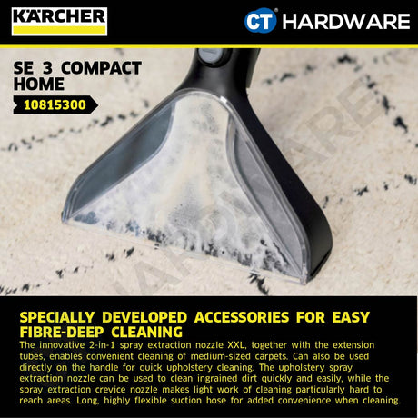 Karcher SE 3 Compact Home / Home Floor – Spray Extraction Cleaner 500W [10815300 | 10815330]