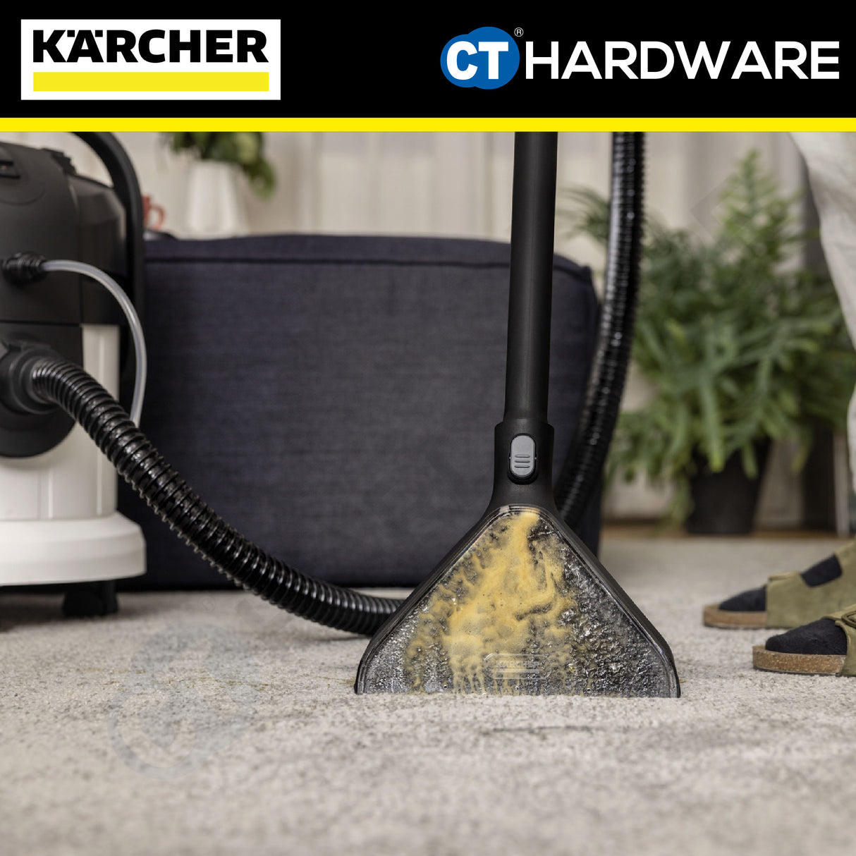 Karcher SE 4 PLUS Wet & Dry Carpet & Vacuum Cleaner 1000W [SE4PLUS 10811700]