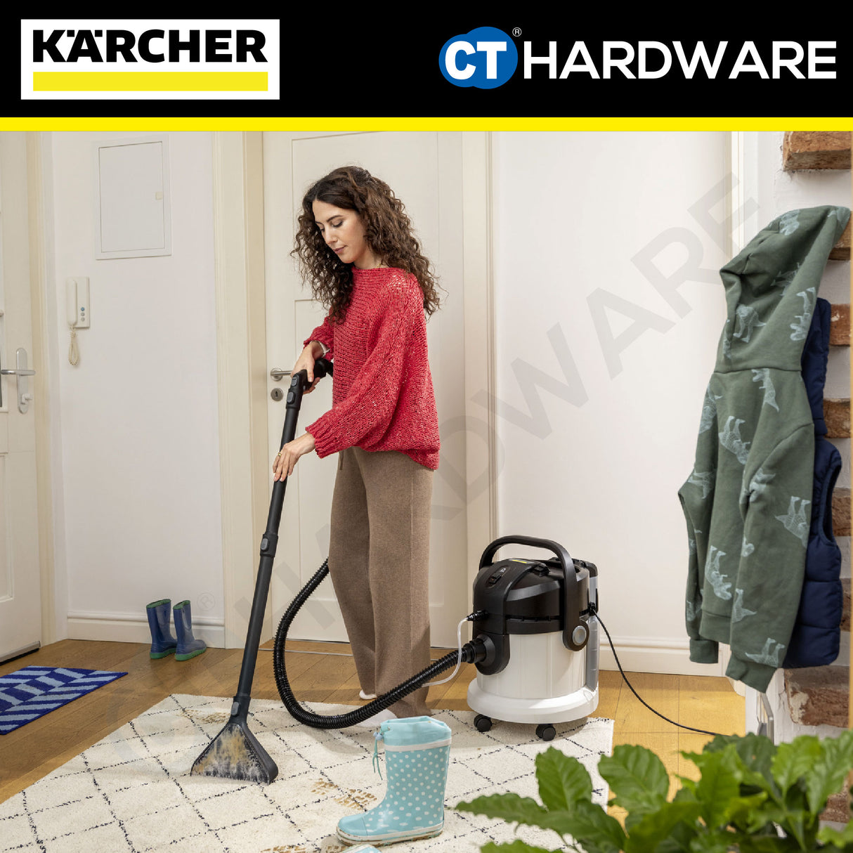 Karcher SE 4 PLUS Wet & Dry Carpet & Vacuum Cleaner 1000W [SE4PLUS 10811700]