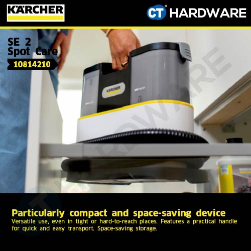 Kärcher SE 2 Spot Care Spray Extraction Cleaner | Portable Carpet Sofa Upholstery Deep Cleaner [ SE2SPOTCARE ]