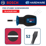 Bosch PRO Stubby Screwdriver Slotted 25mm