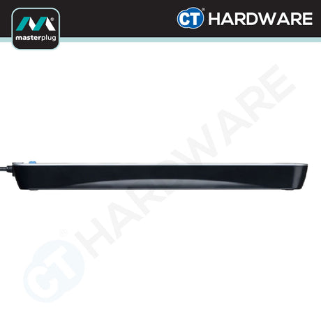 Masterplug SRGLSU42PB-MPA 4-Gang Surge Protected Extension Lead | 2 USB 3.1A (2m)