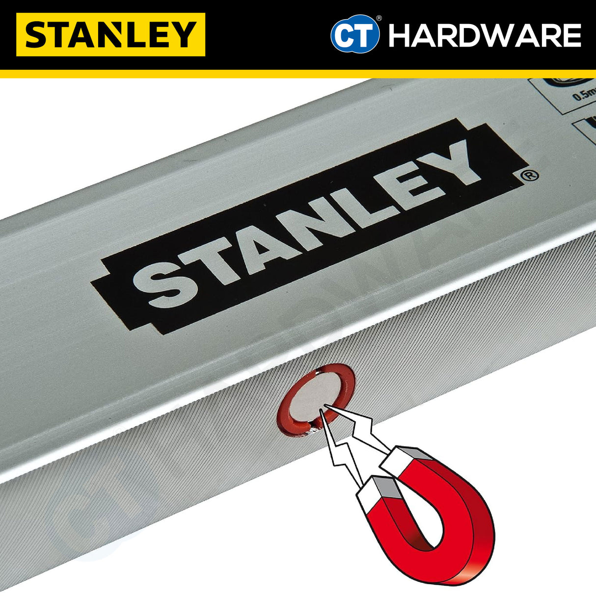 Stanley Classic Magnetic Box Level - 40cm | 60cm | 150cm (1 pc)