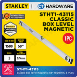 Stanley Classic Magnetic Box Level - 40cm | 60cm | 150cm (1 pc)