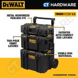 Dewalt 5 in 1 Toughsystem 2.0 Storage Set - 15L (S) | 45L (M) | 59.95L (L) | 64.75L (XL) Tool Box & DS100 Organizer Box + Free Gift [ PROMO ]