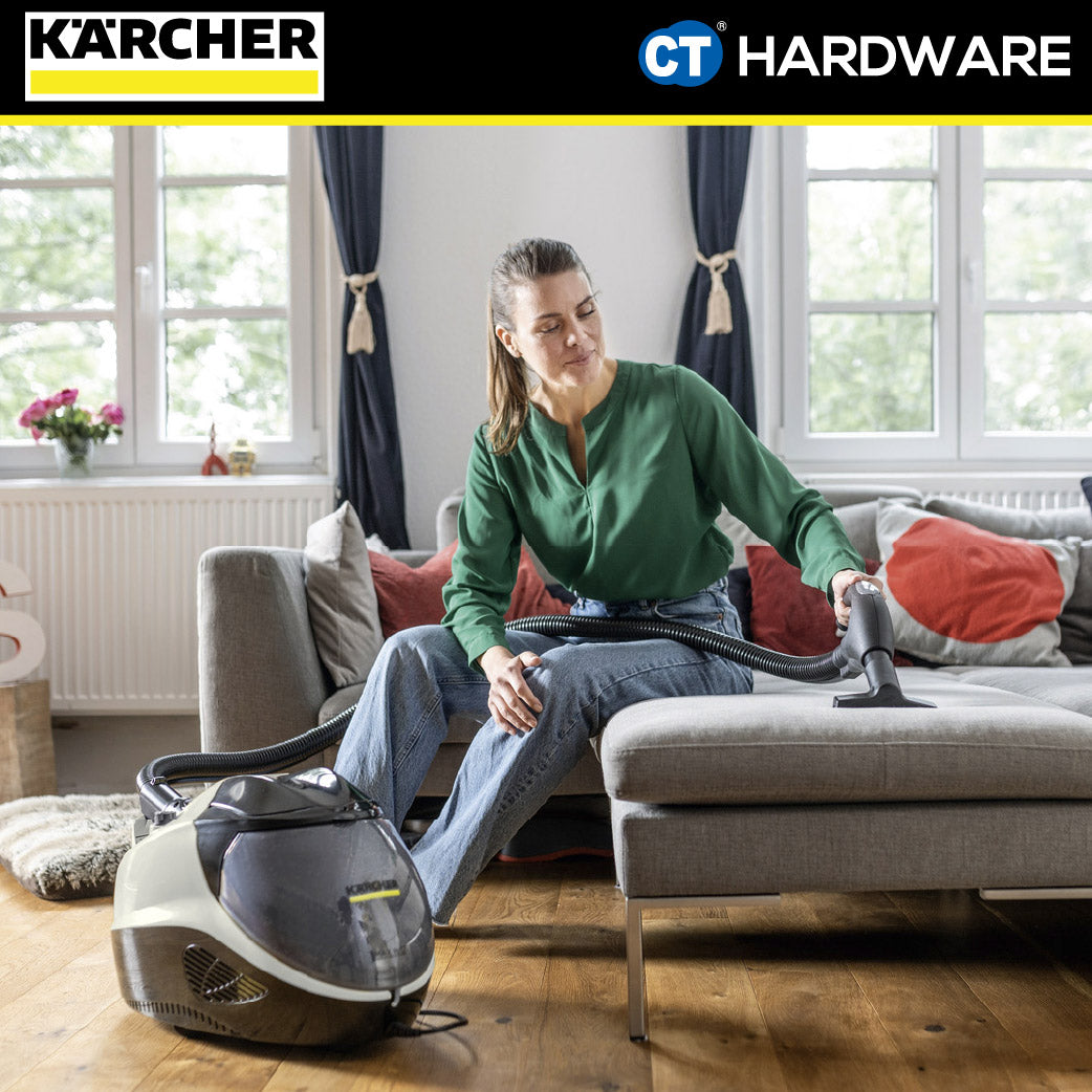 KARCHER SV7 (WHITE) STEAM VACUUM CLEANER 2200W 4 BAR TANK 0.5L
