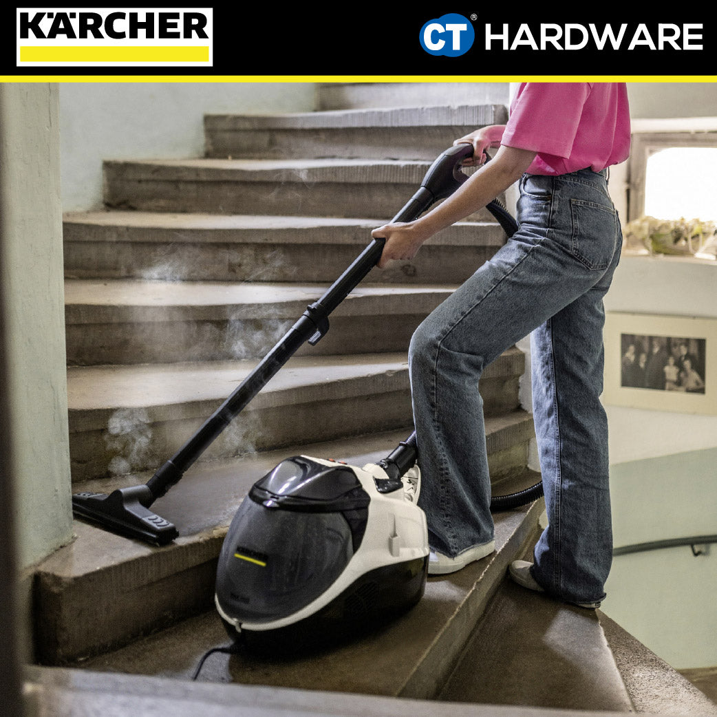 KARCHER SV7 (WHITE) STEAM VACUUM CLEANER 2200W 4 BAR TANK 0.5L