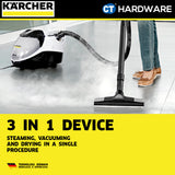 KARCHER SV7 (WHITE) STEAM VACUUM CLEANER 2200W 4 BAR TANK 0.5L