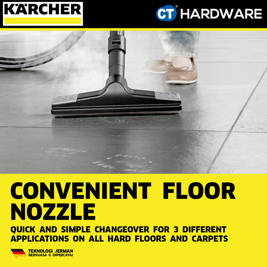 KARCHER SV7 (WHITE) STEAM VACUUM CLEANER 2200W 4 BAR TANK 0.5L