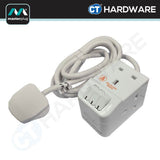 Masterplug SWSRG32C 3-Sockets13A | Switched Extension Lead 3m