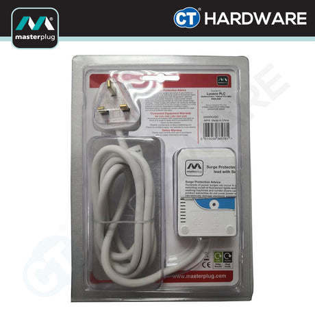 Masterplug SWSRG32C Switched Extension Lead 3m | 3-Sockets | 13A