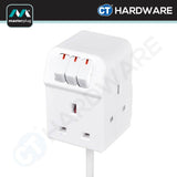 Masterplug SWSRG32C 3-Sockets13A | Switched Extension Lead 3m