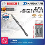 Bosch T144D Speed for Wood Jigsaw Blades (5 pcs/pack)
