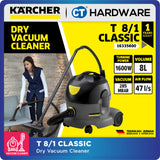 Karcher T 8/1 CLASSIC Dry Vacuum Cleaner 1600W 8l [ T81 | 15271620 ]