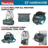 Makita E-15481 | E-15419 | E-15447 | E-15506 | E-15469 | E-15528 | E-15540 | E-15431 Backpack And Tool Bag