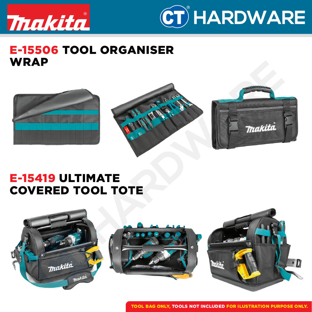 Makita E-15481 | E-15419 | E-15447 | E-15506 | E-15469 | E-15528 | E-15540 | E-15431 Backpack And Tool Bag